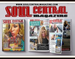 Dante Sears Cover of Soul Central Magazine