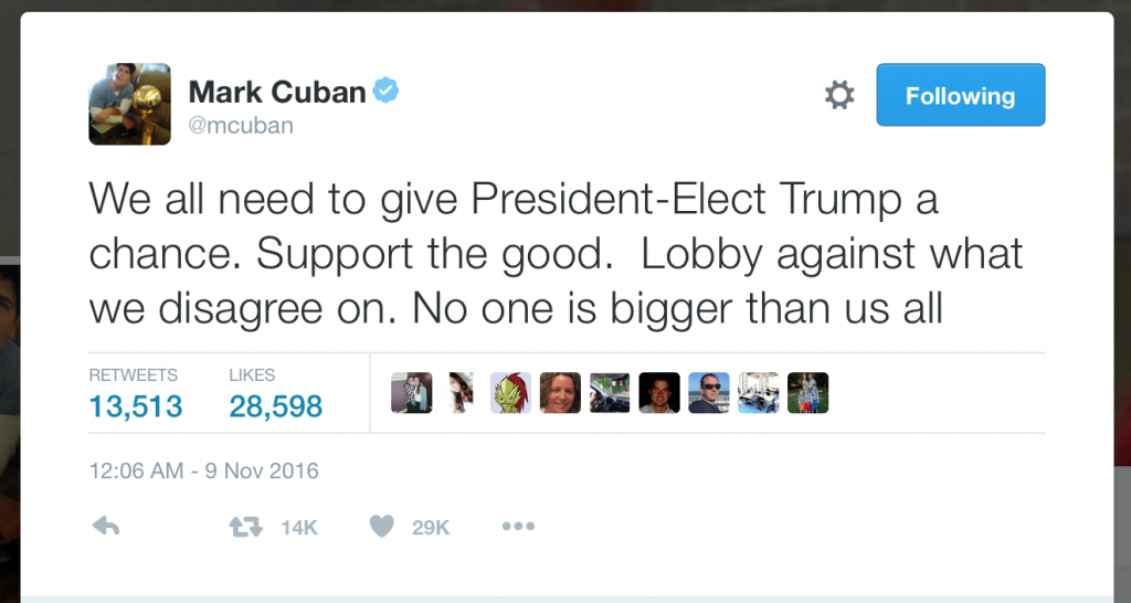mark-cuban- Trump -tweet